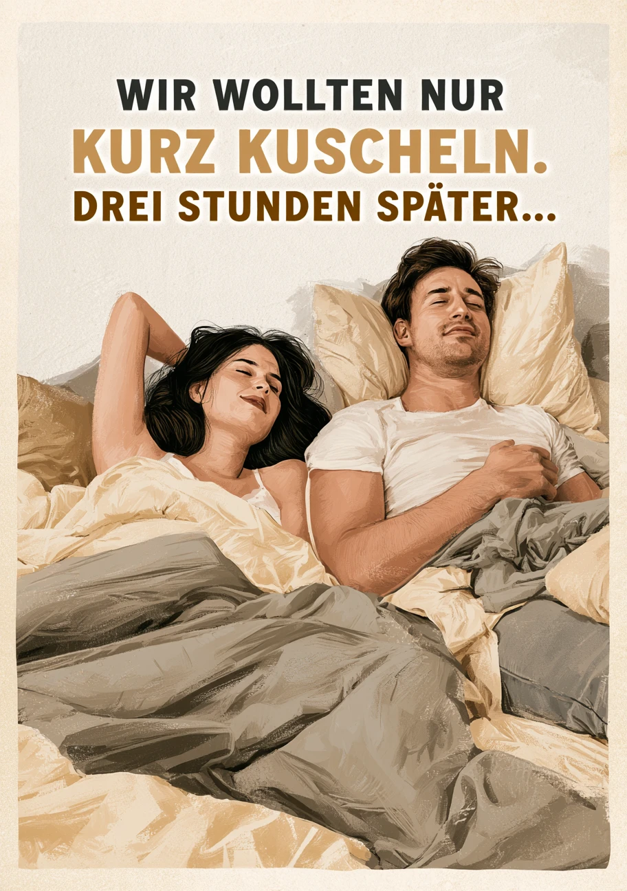 Nur kurz kuscheln