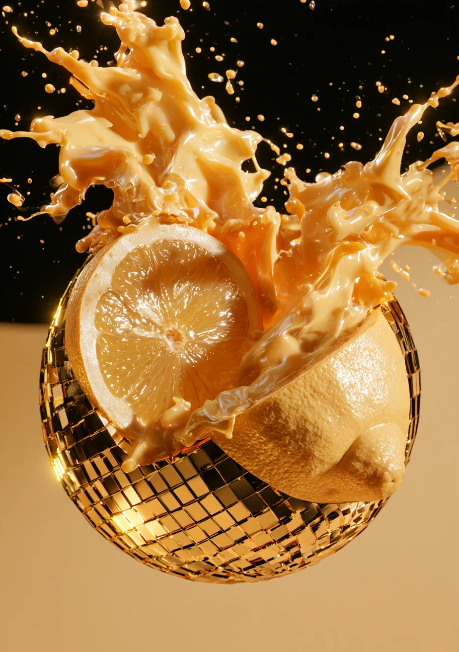 Orange Disco Splash
