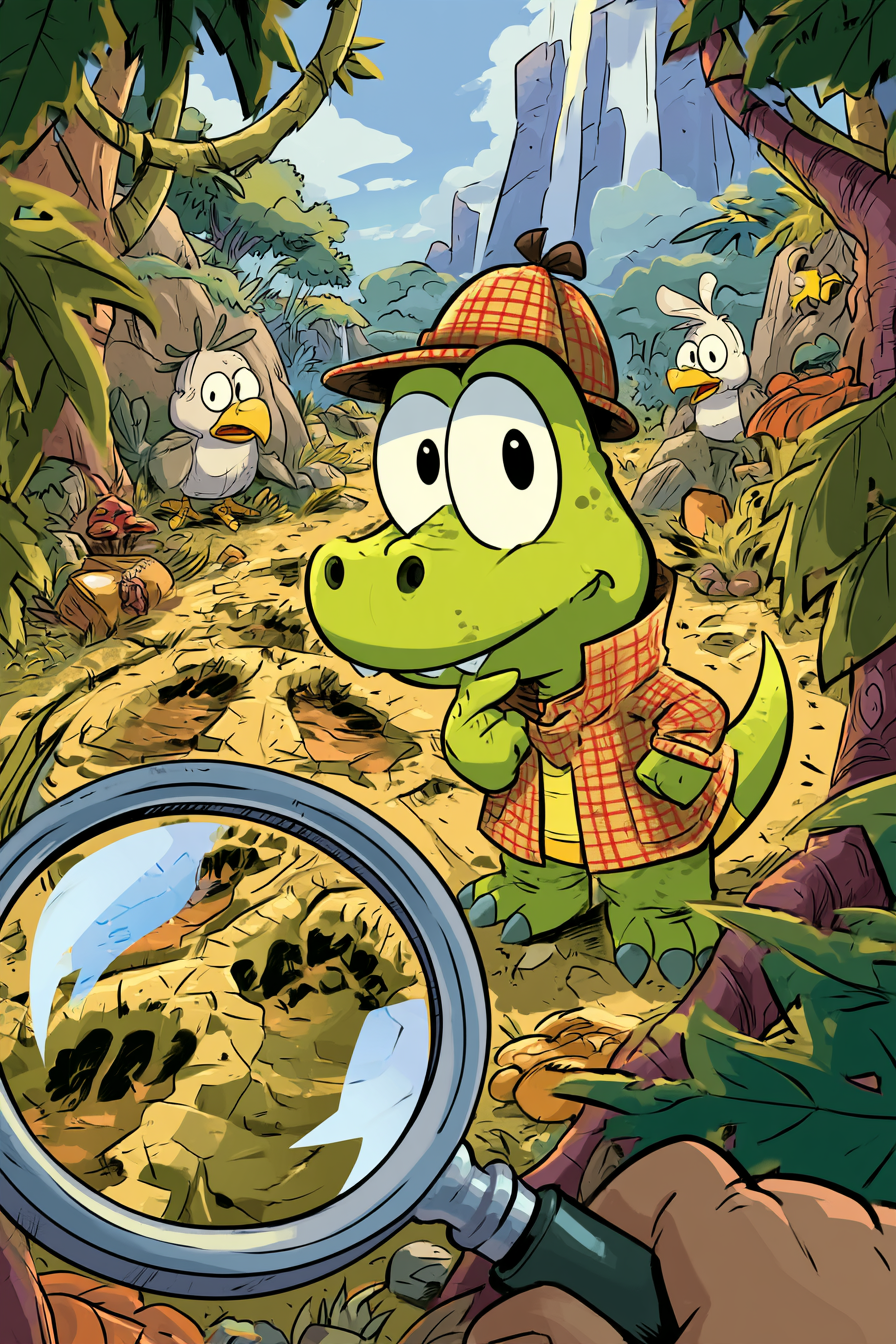 Kroko auf Spurensuche