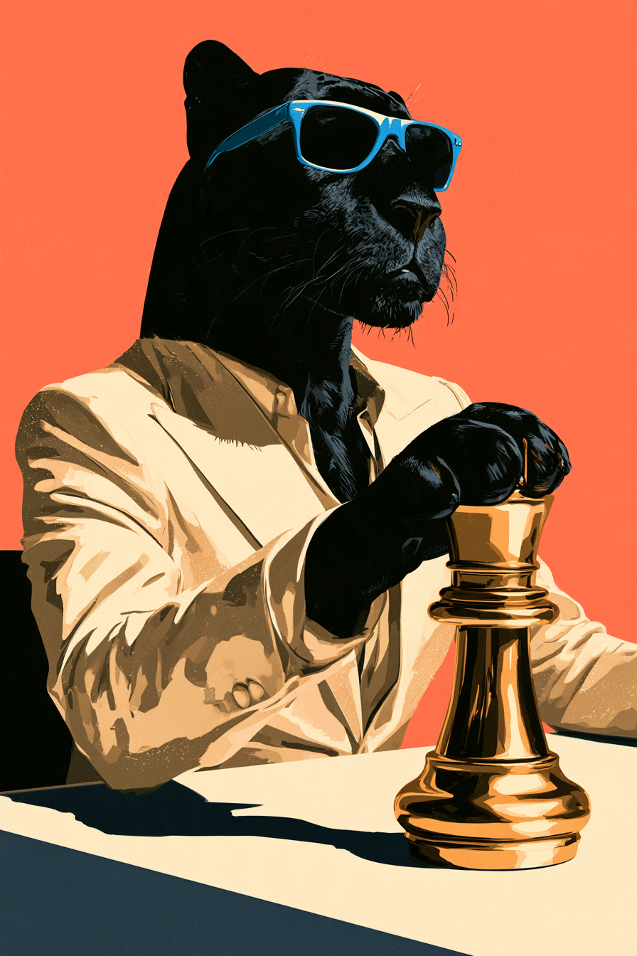Der Panther am Zug
