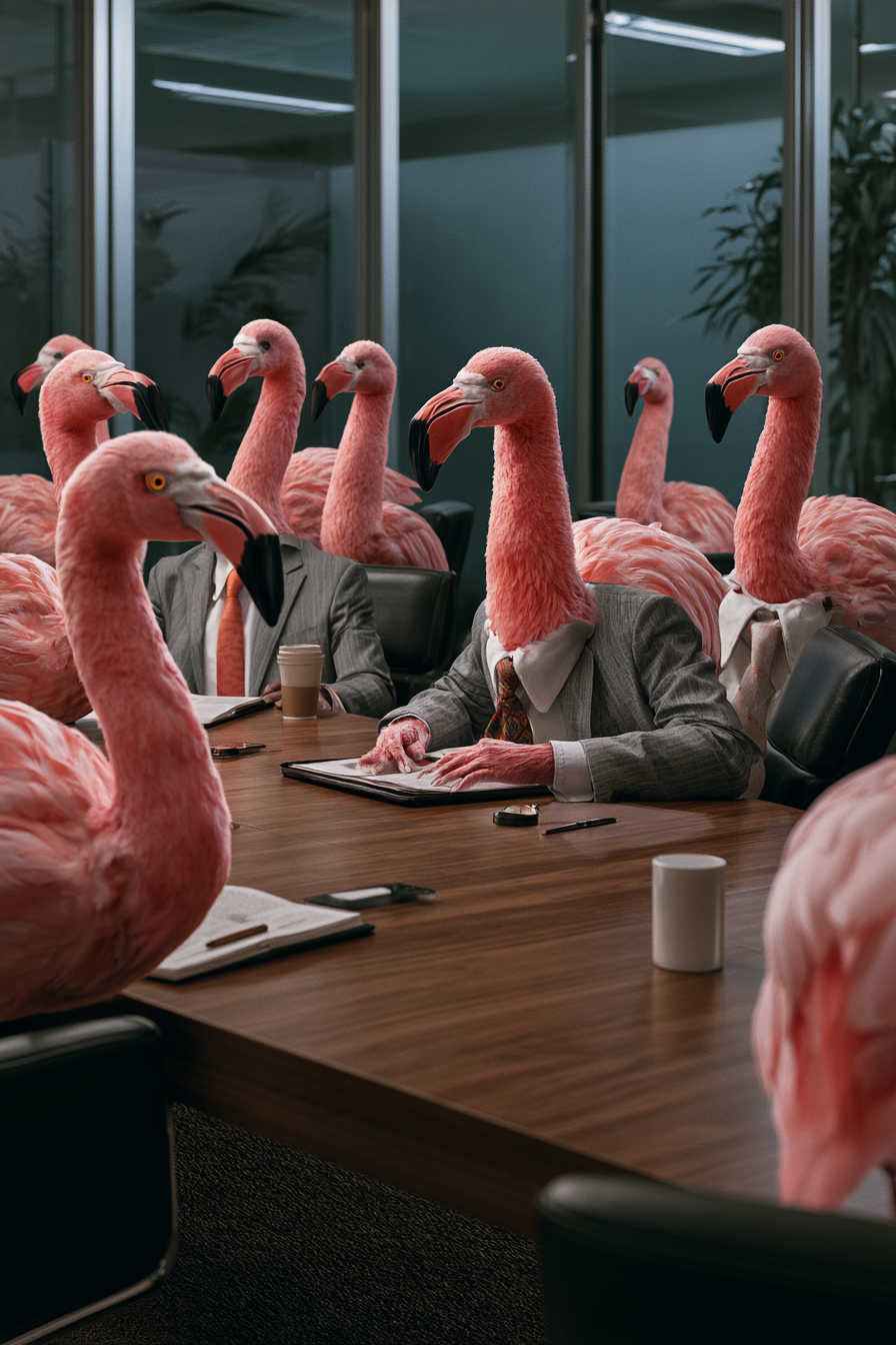 Flamingo-Meeting