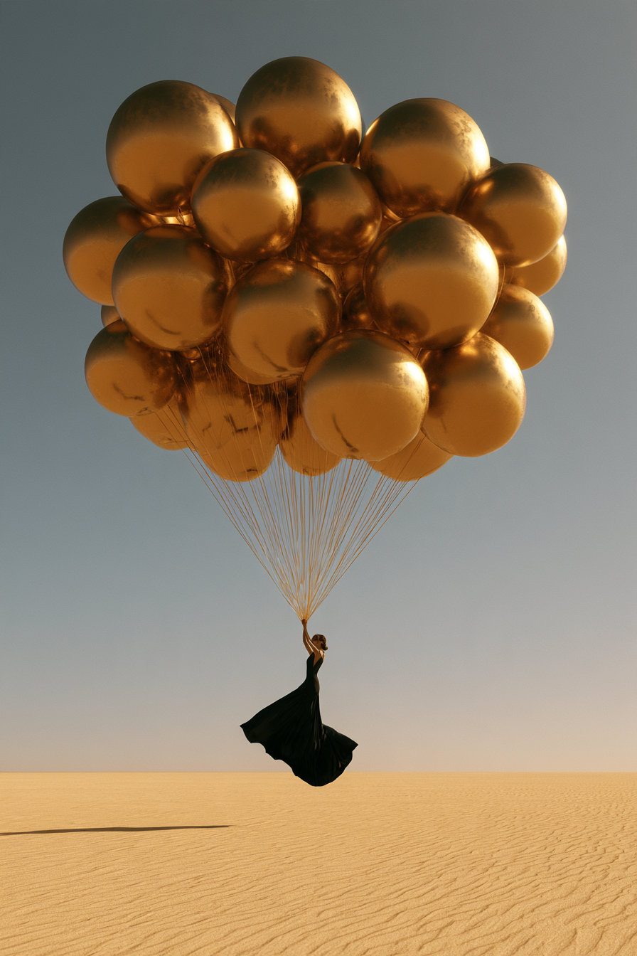 Goldene Ballonflucht