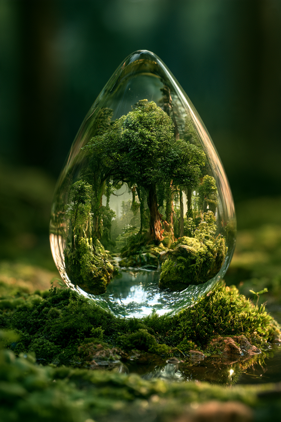 Wald im Wassertropfen