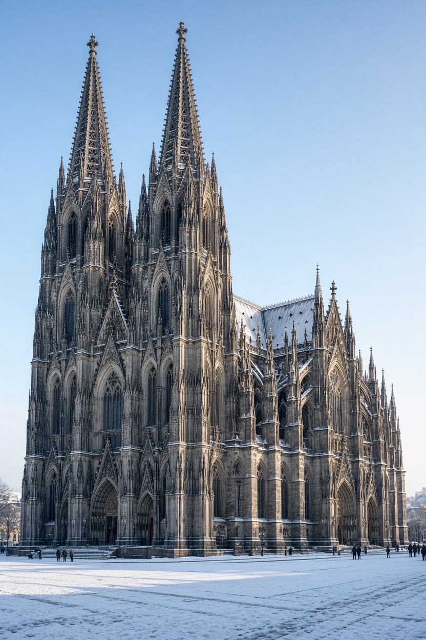 Kölner Dom im Winter