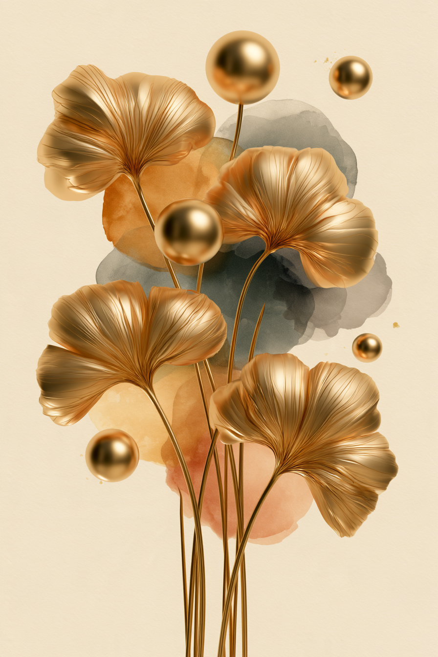 Goldener Ginkgo