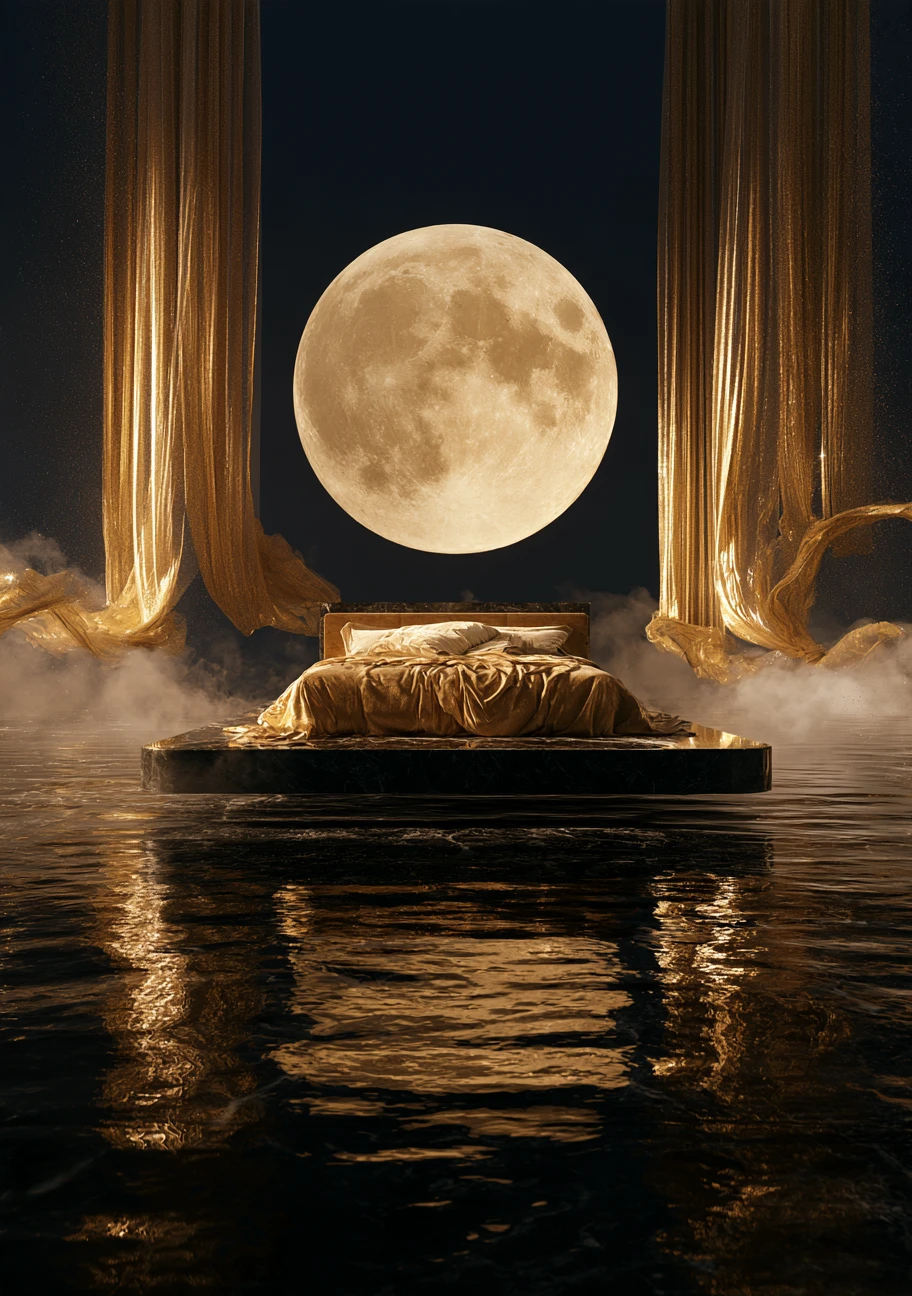 Schlafplatz am Vollmond