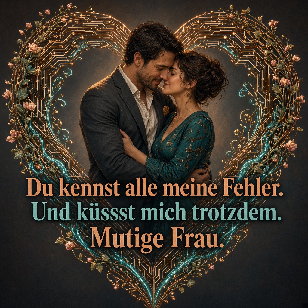 Mutige Frau mit gutem Herzen