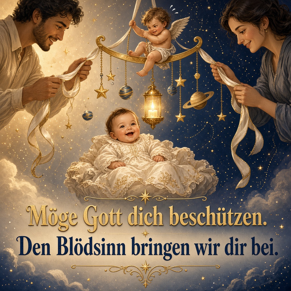 Beschützt und mit Humor begleitet