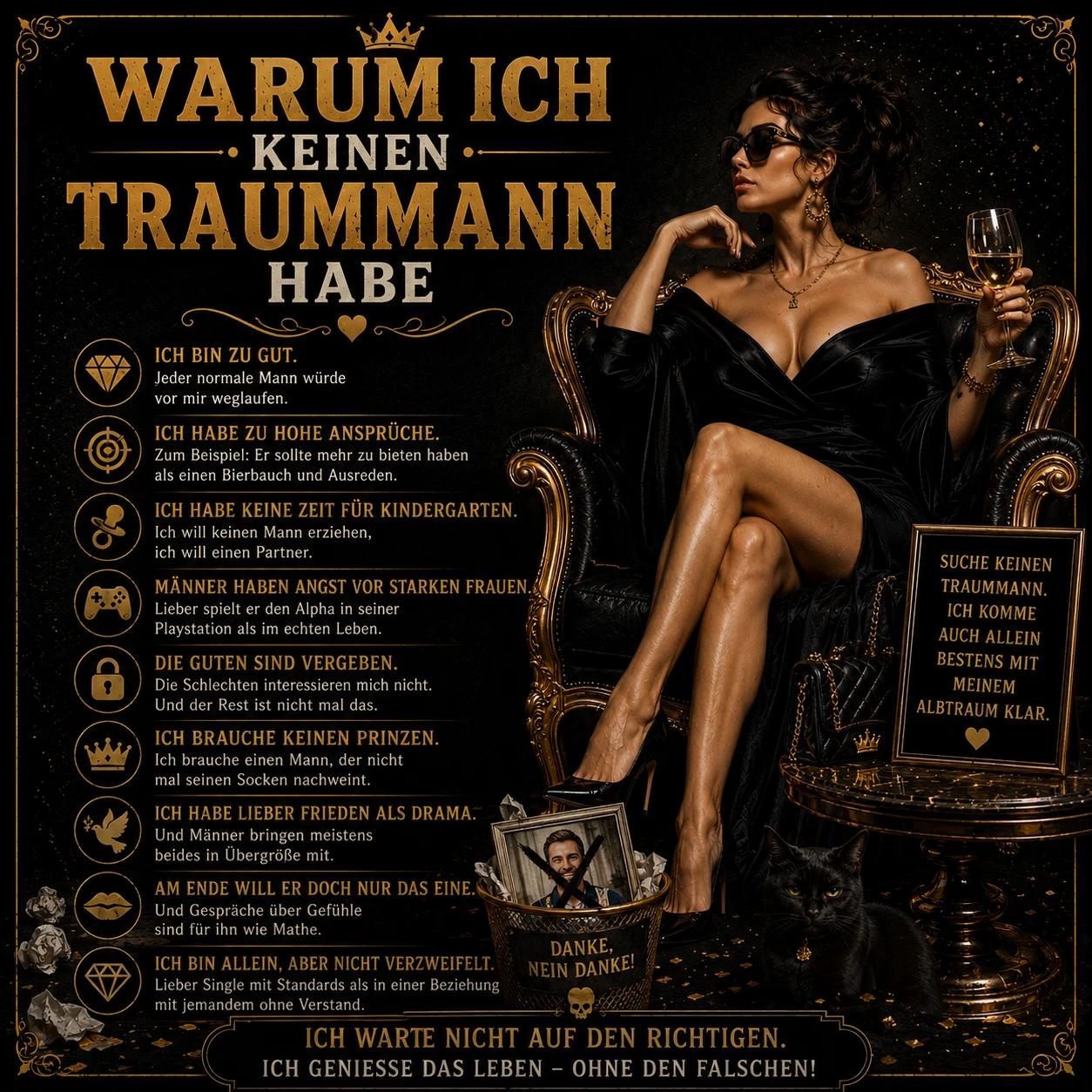 Warum ich keinen Traummann habe – Single mit Stil