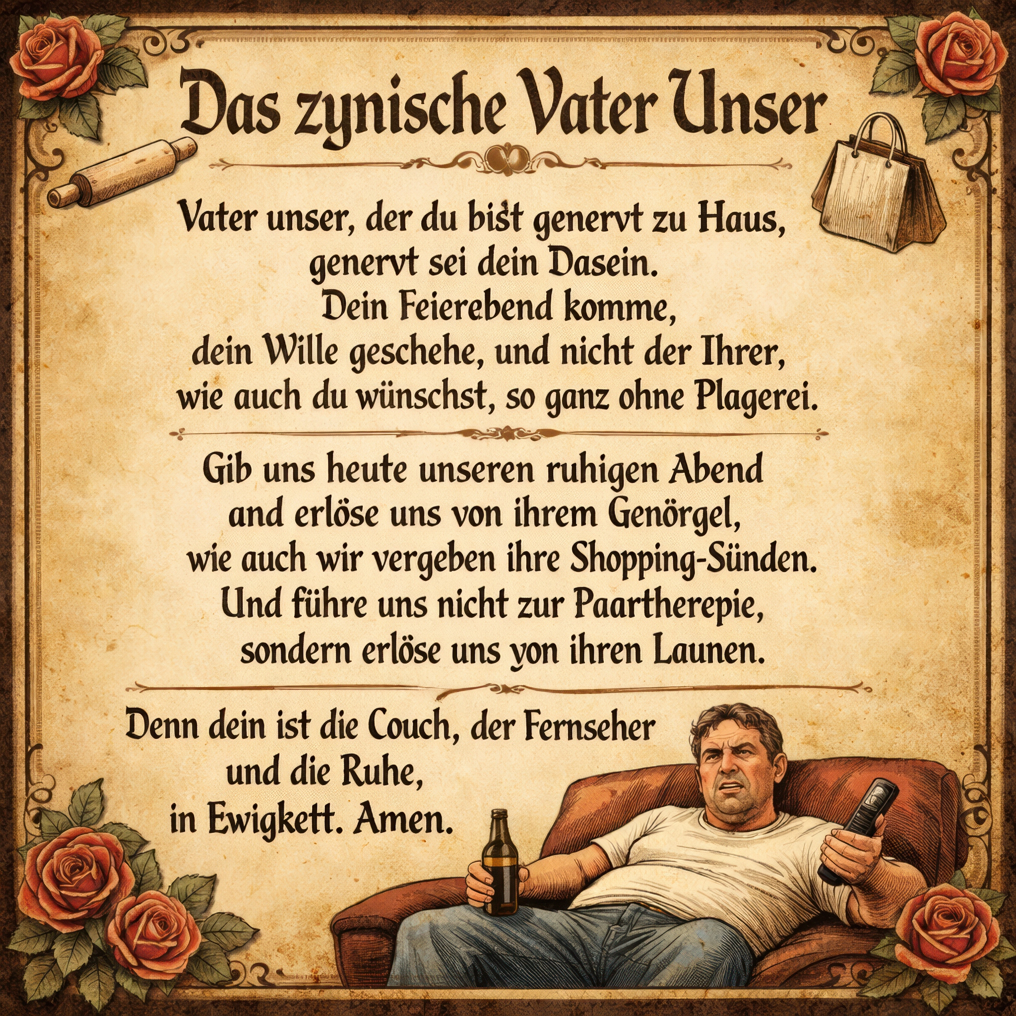 Das zynische Vater Unser
