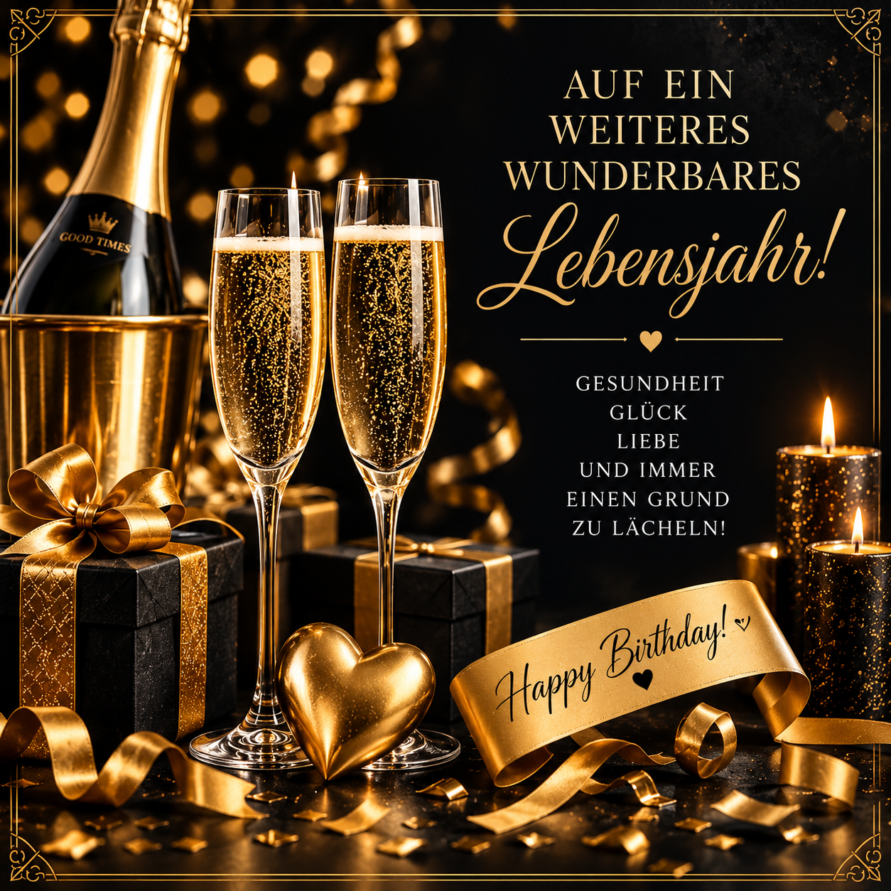 Auf ein wunderbares Lebensjahr