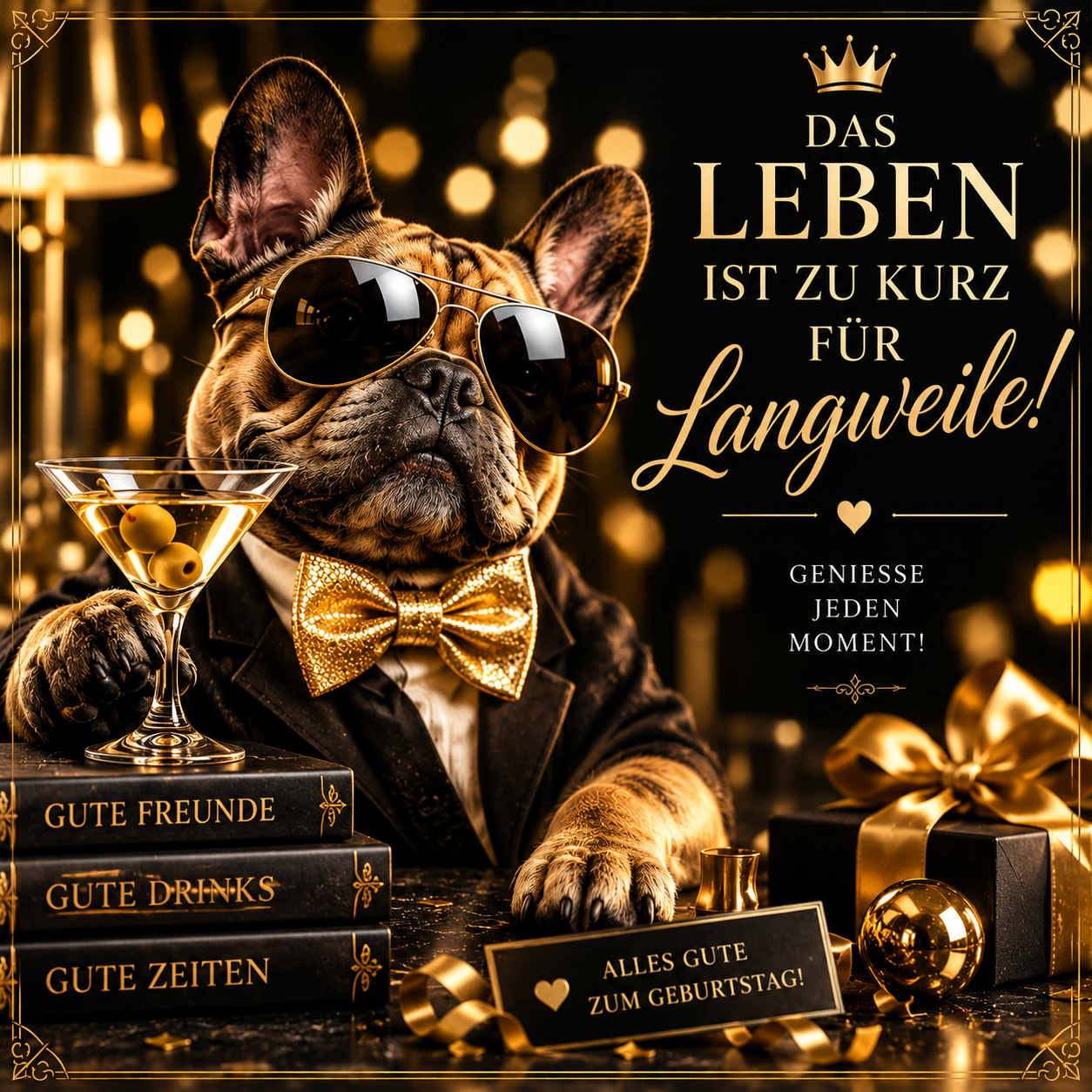 Das Leben ist zu kurz für Langeweile