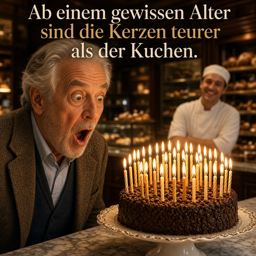 Kerzen teurer als der Kuchen