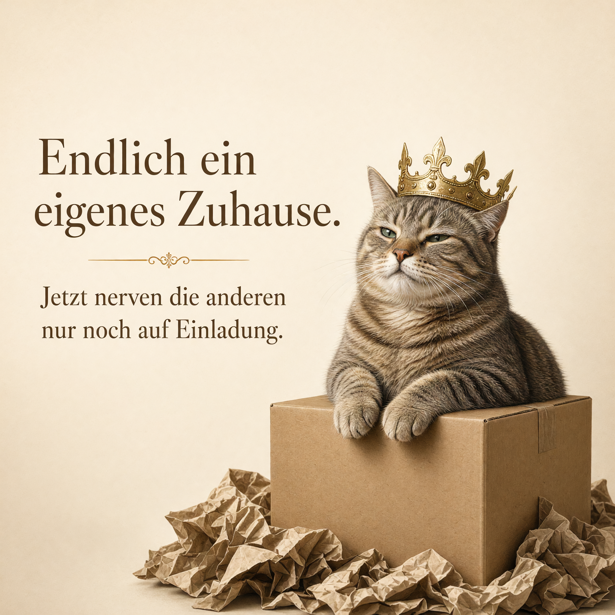 Neues Zuhause – Besuch nur auf Einladung