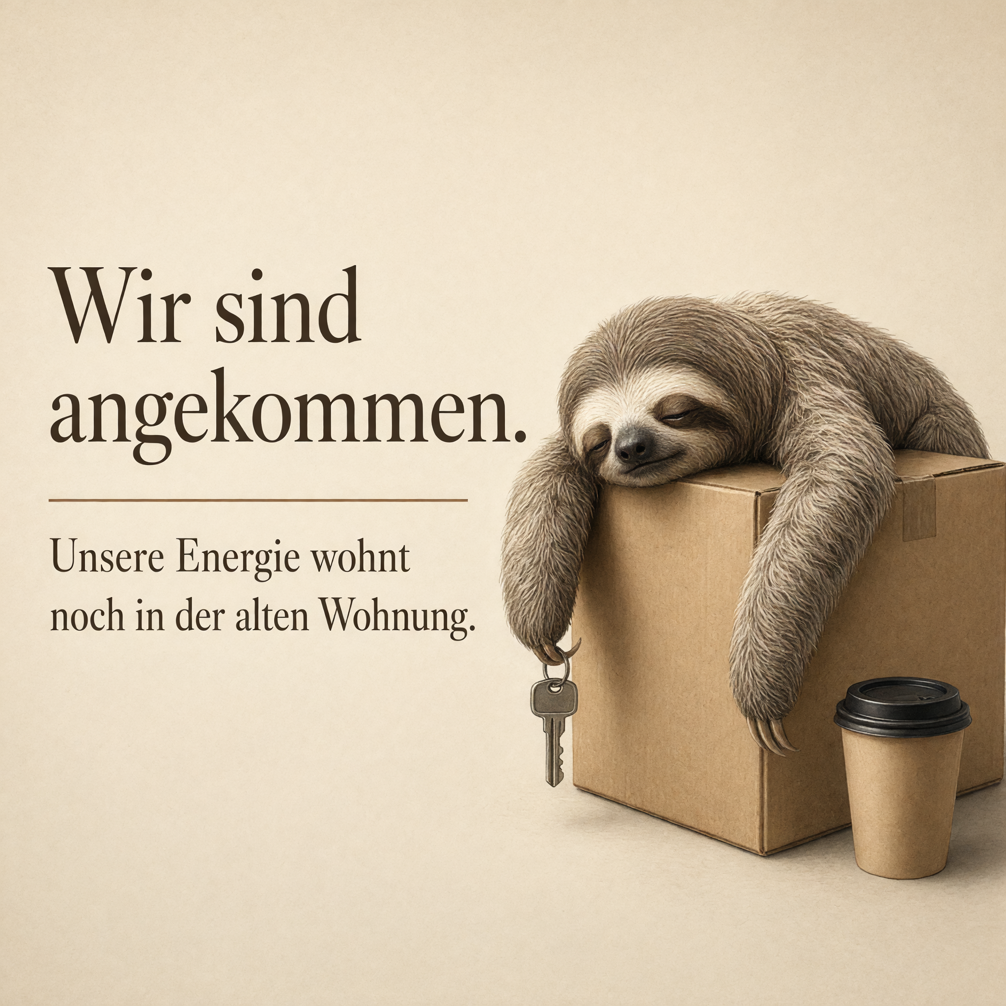 Neues Zuhause – Energie noch in der alten Wohnung