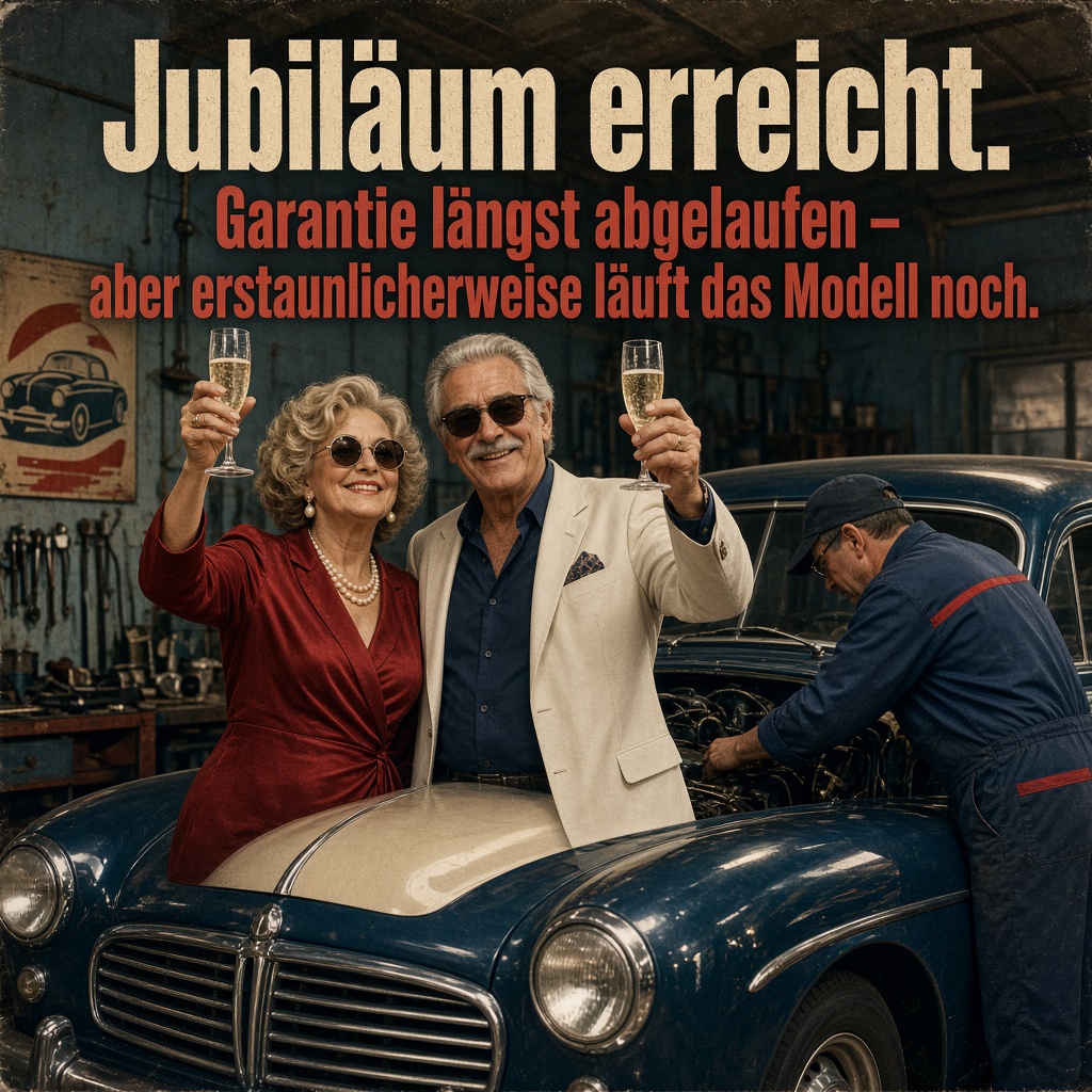 Jubiläum – Garantie abgelaufen, läuft noch