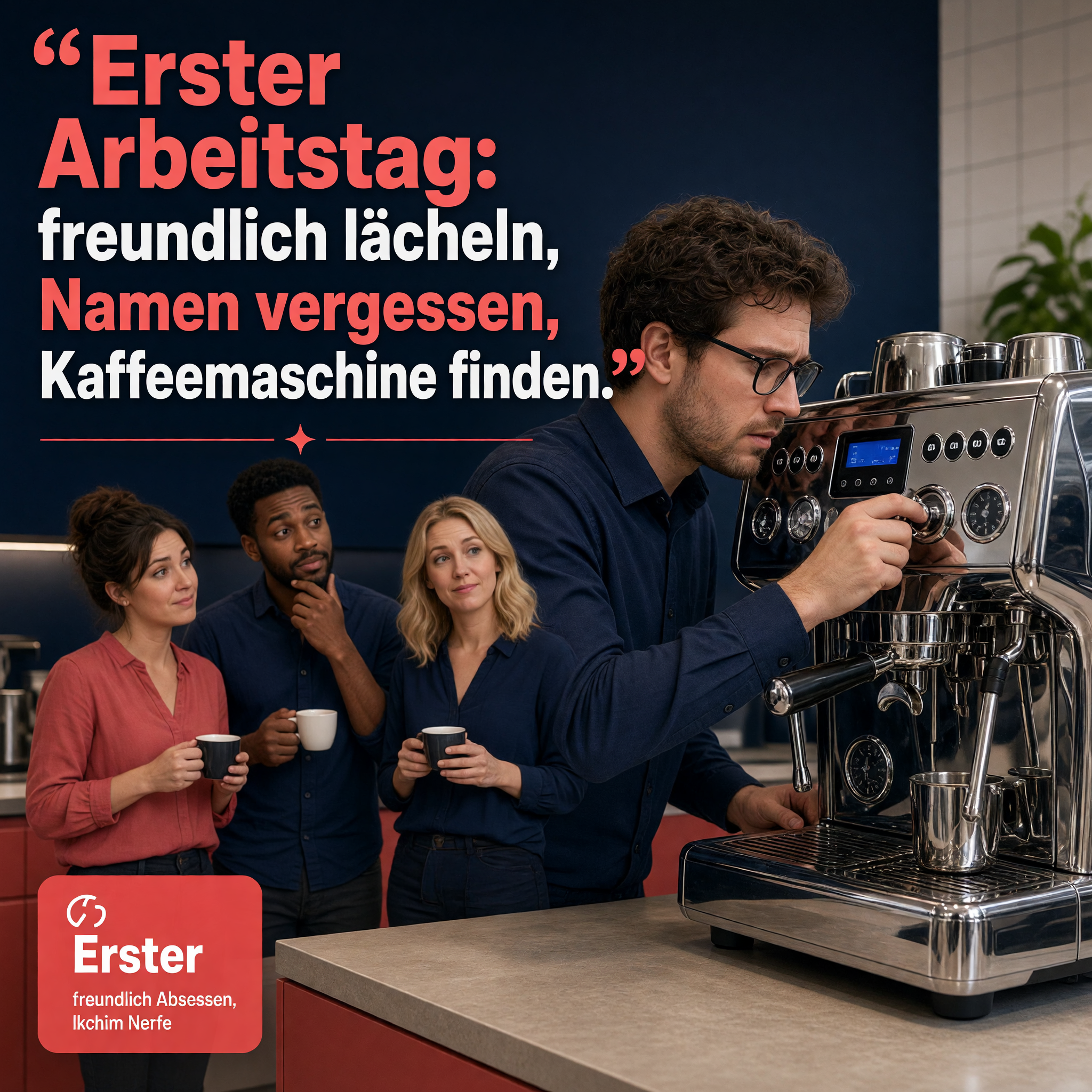 Neuer Job – erster Arbeitstag und Kaffeemaschine