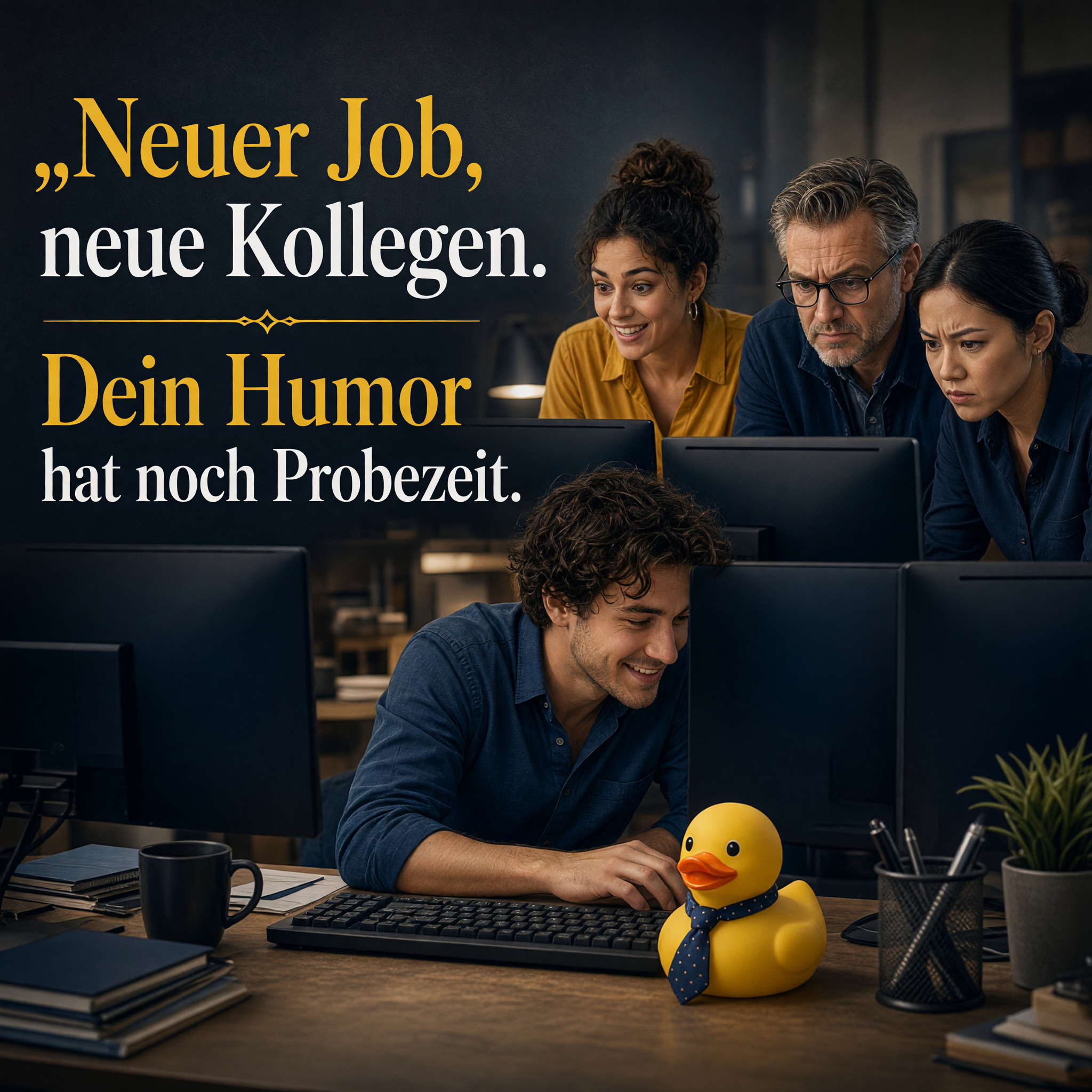 Neuer Job – Humor auf Probezeit