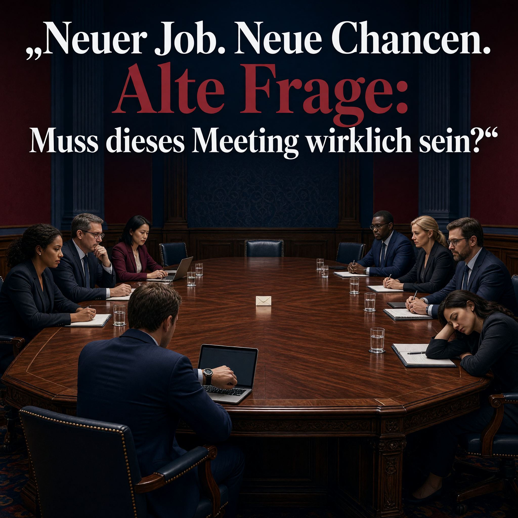 Neuer Job – muss dieses Meeting sein?