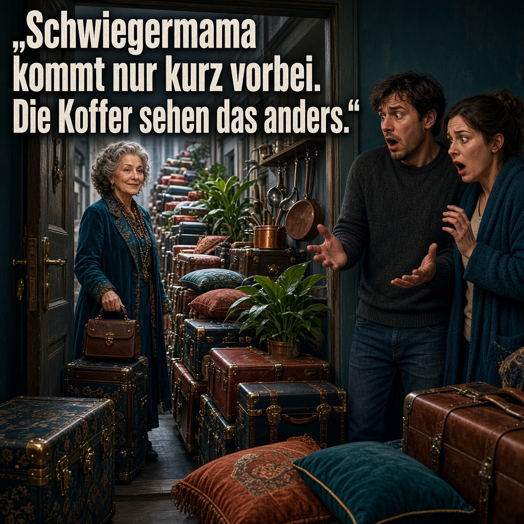 Schwiegermama kommt nur kurz vorbei