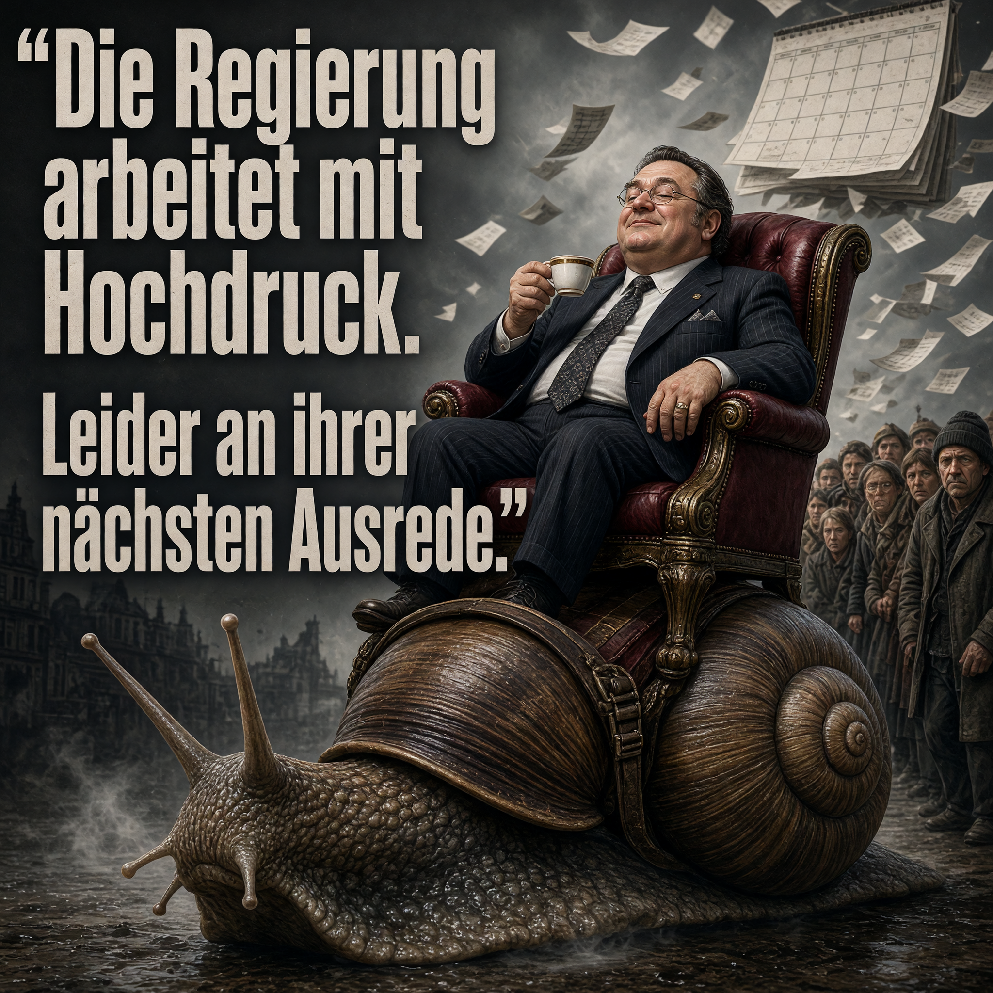 Hochdruck an der nächsten Ausrede
