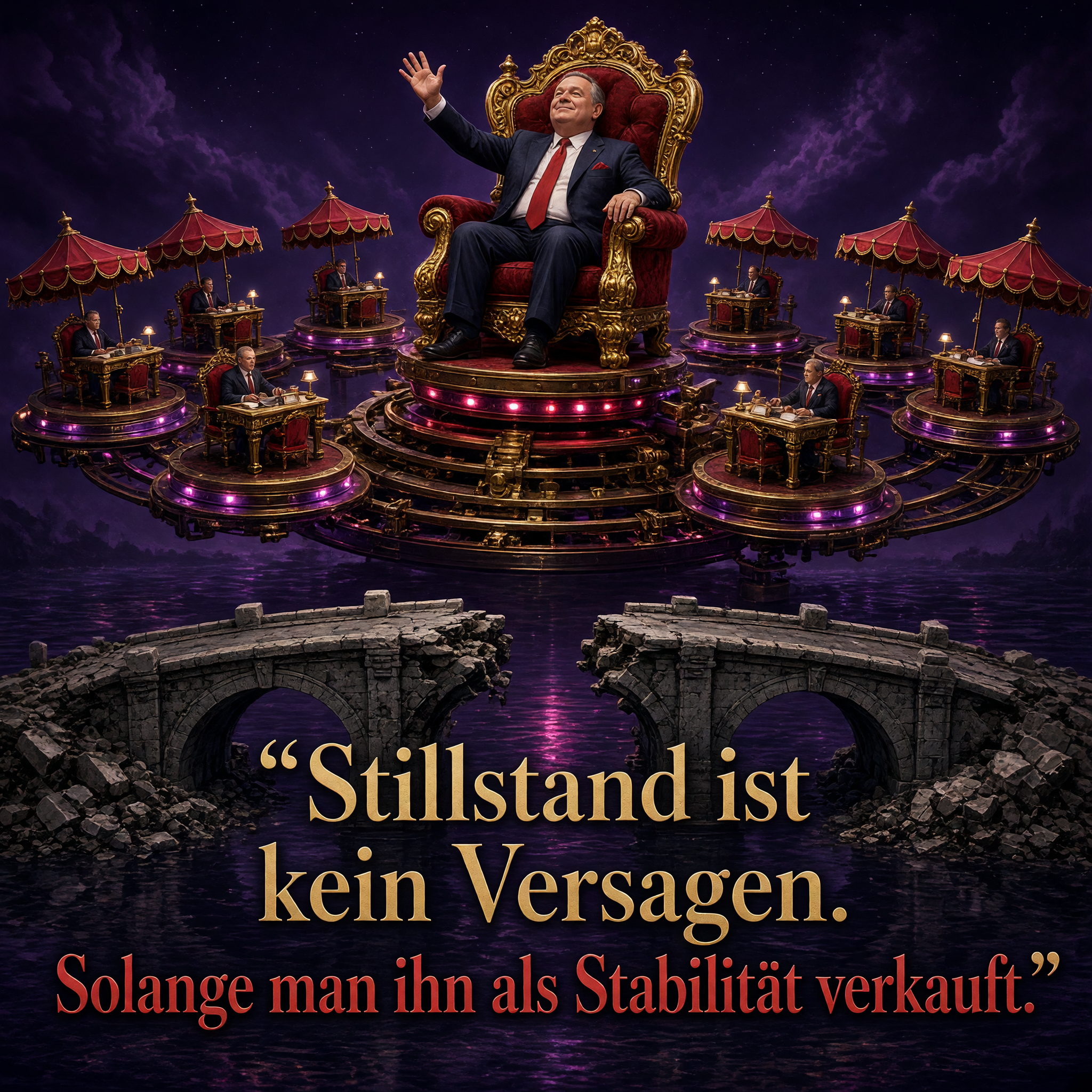 Stillstand als Stabilität verkaufen