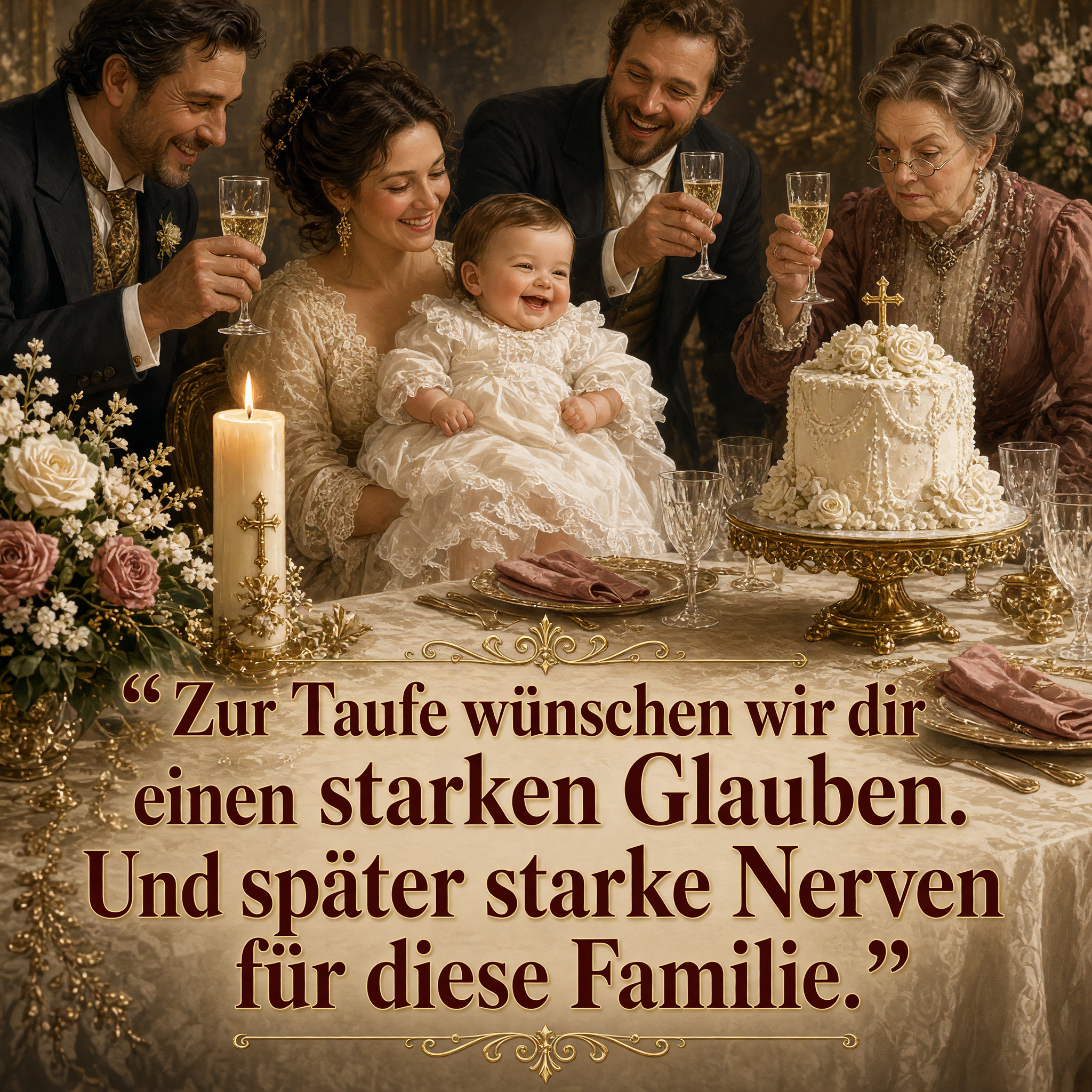 Taufe – starker Glaube, starke Nerven