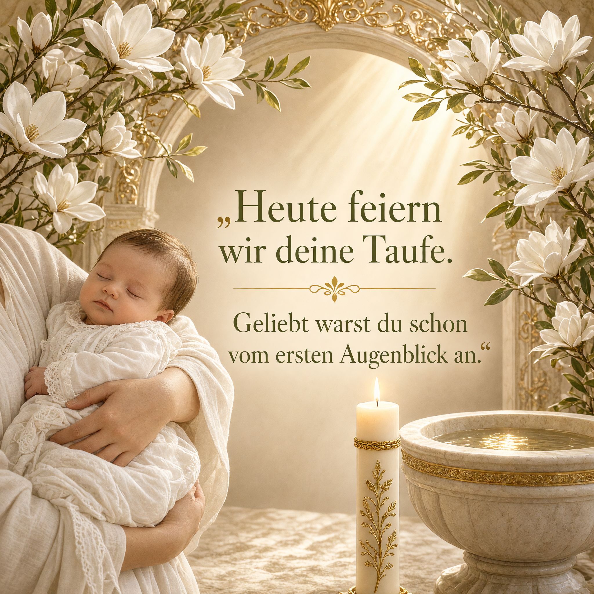 Taufe – vom ersten Augenblick geliebt