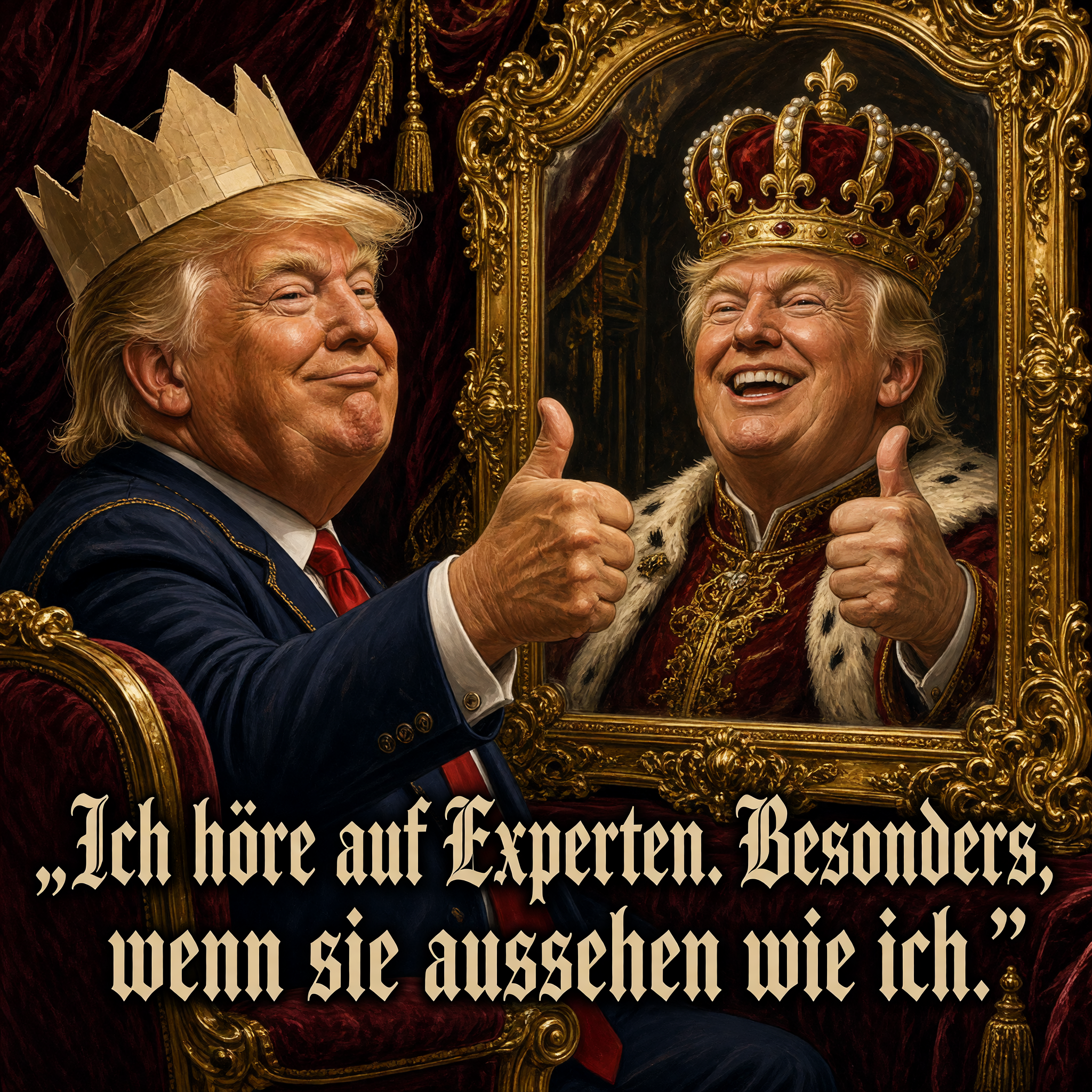 Trump-Satire – Experten im Spiegel