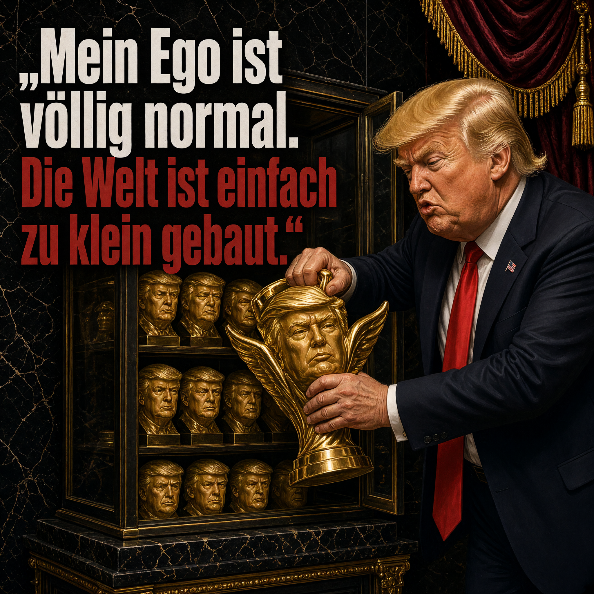 Trump-Satire – die Welt zu klein gebaut