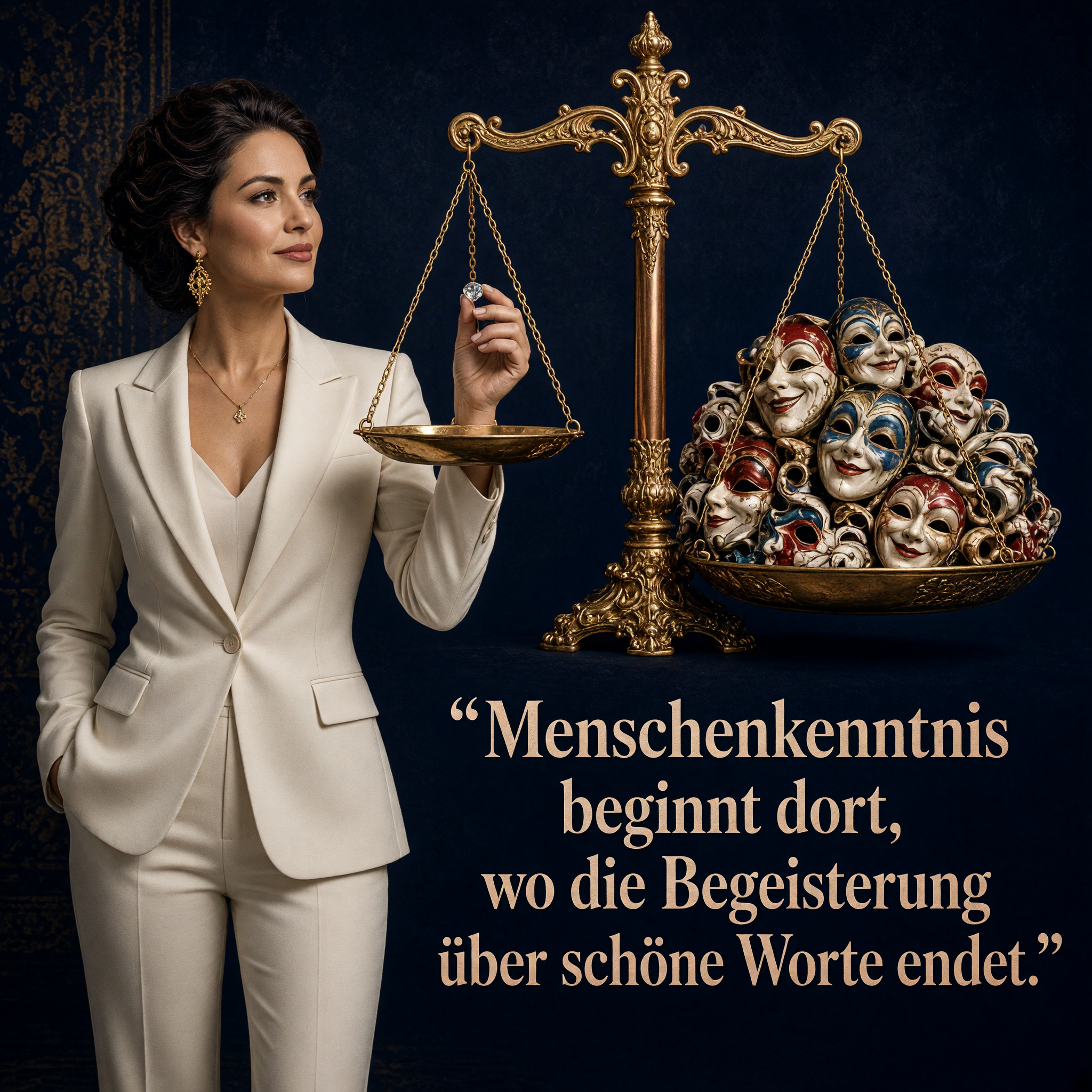 Menschenkenntnis hinter schönen Worten