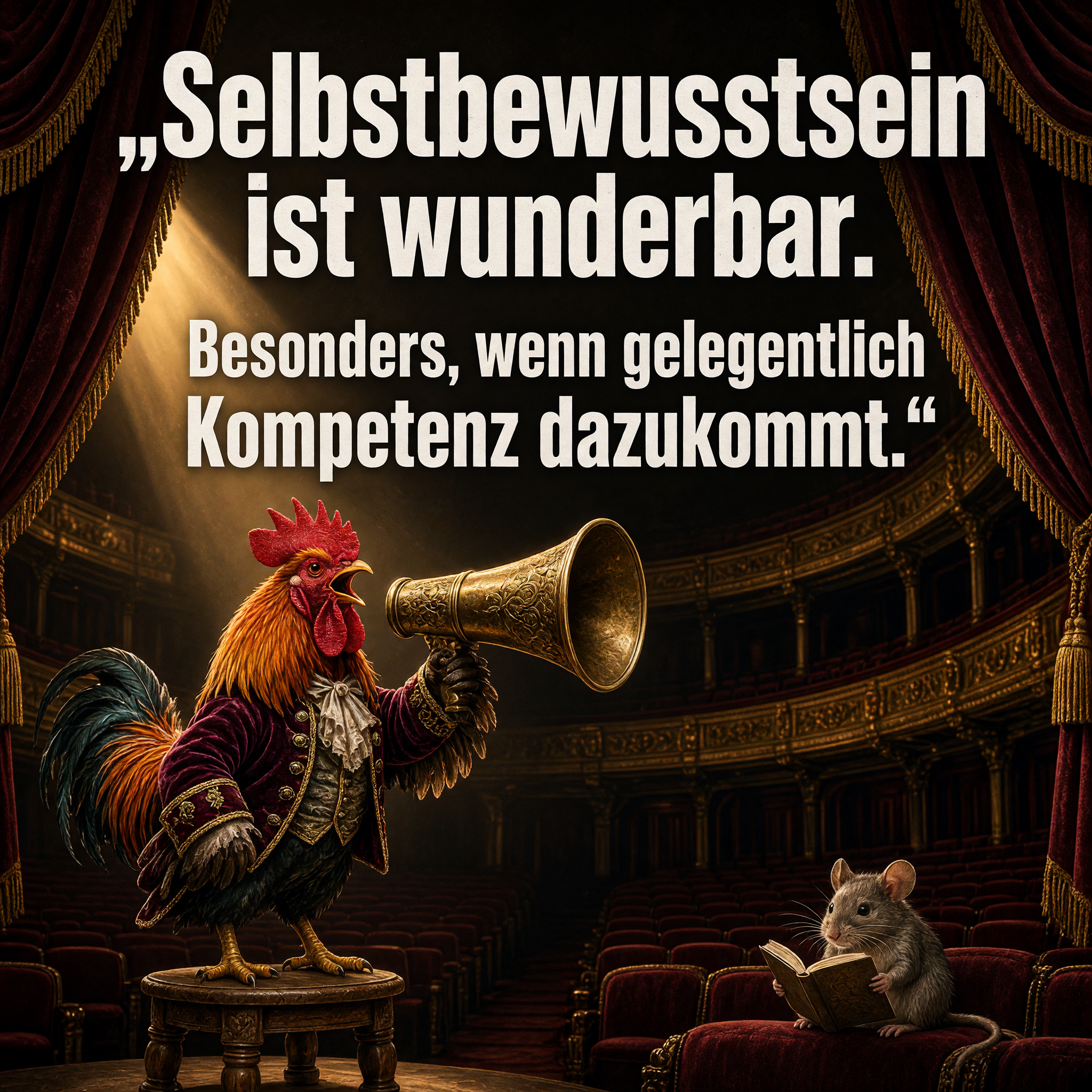 Selbstbewusstsein mit Kompetenz