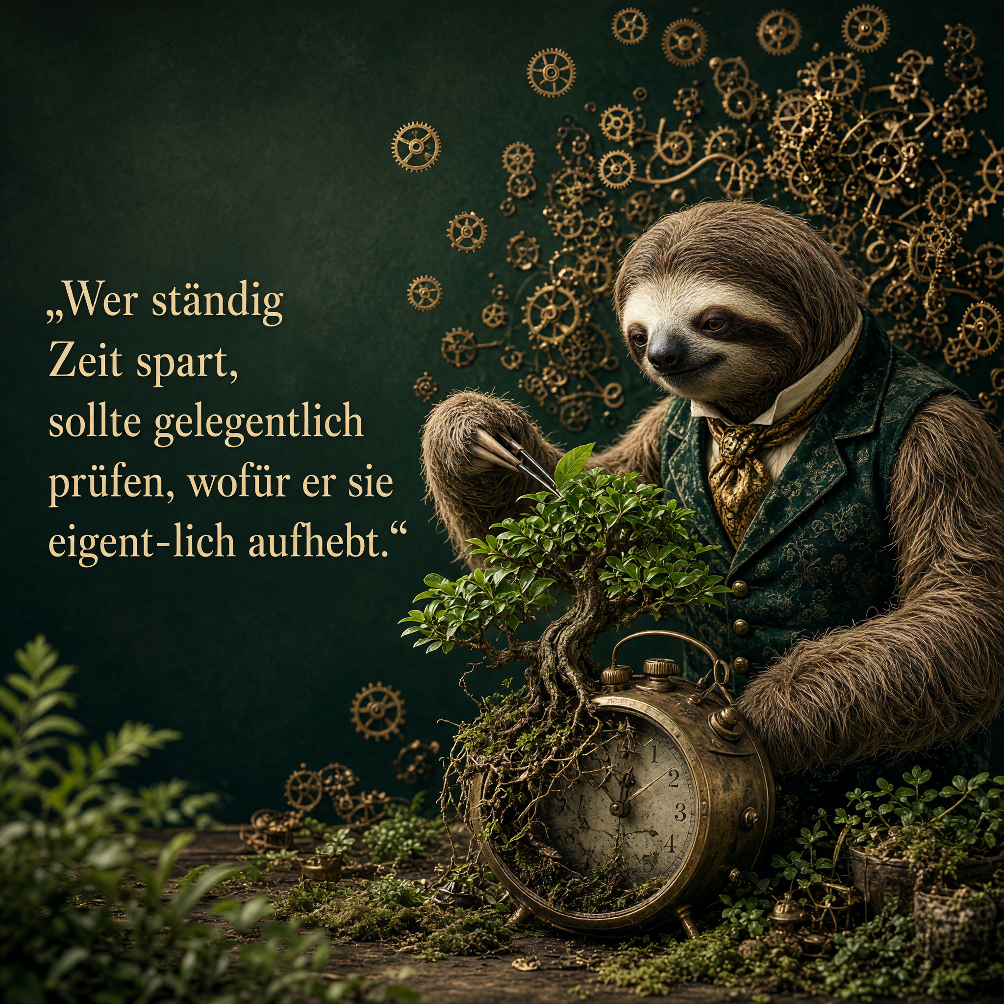 Zeit sparen – wofür eigentlich?