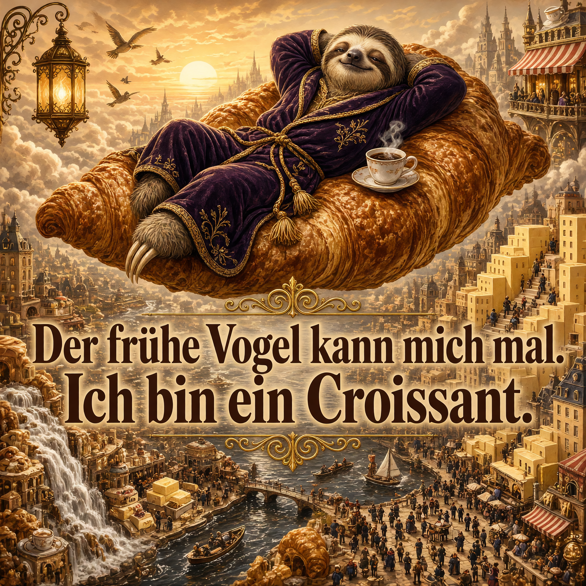 Der frühe Vogel kann mich mal