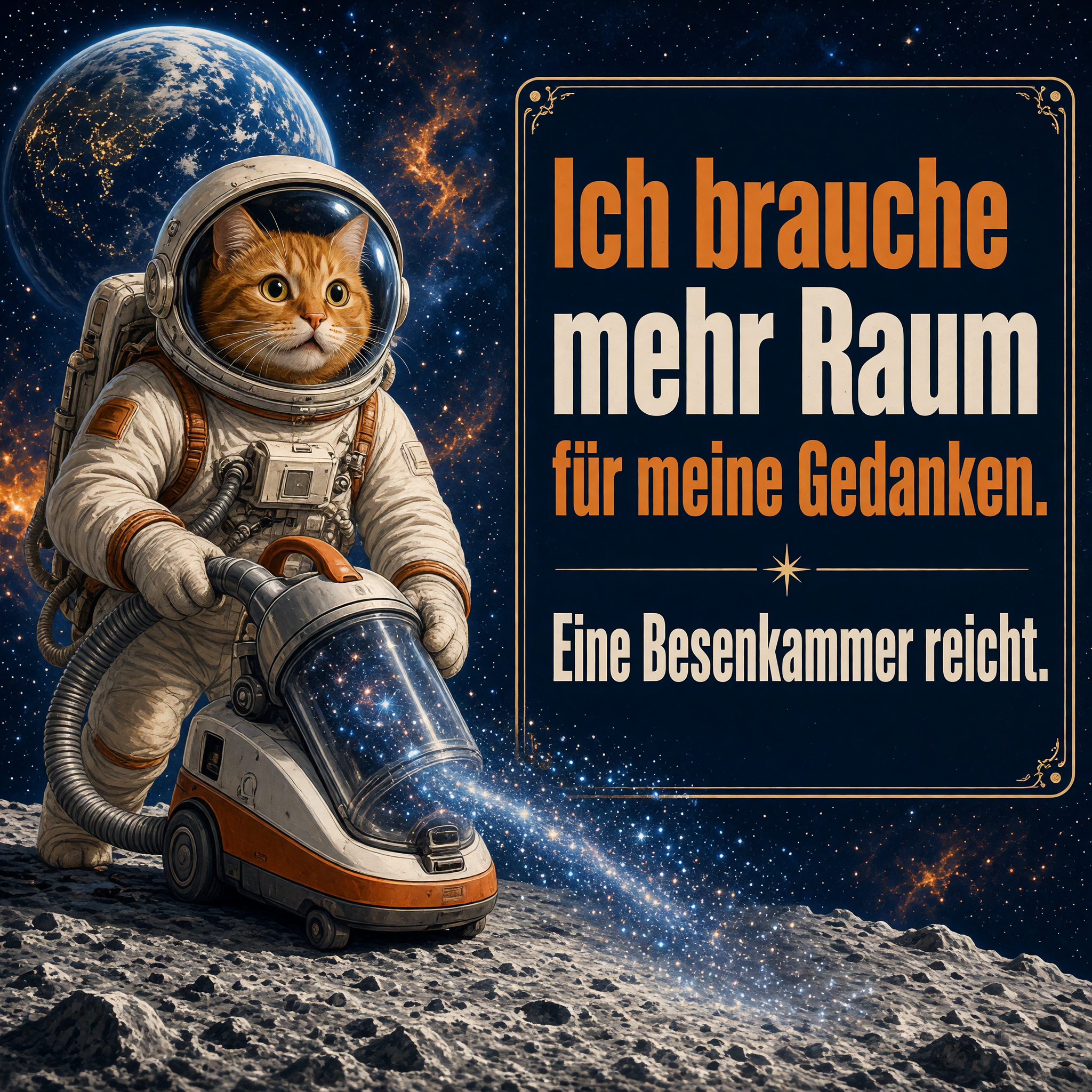 Eine Besenkammer reicht für meine Gedanken