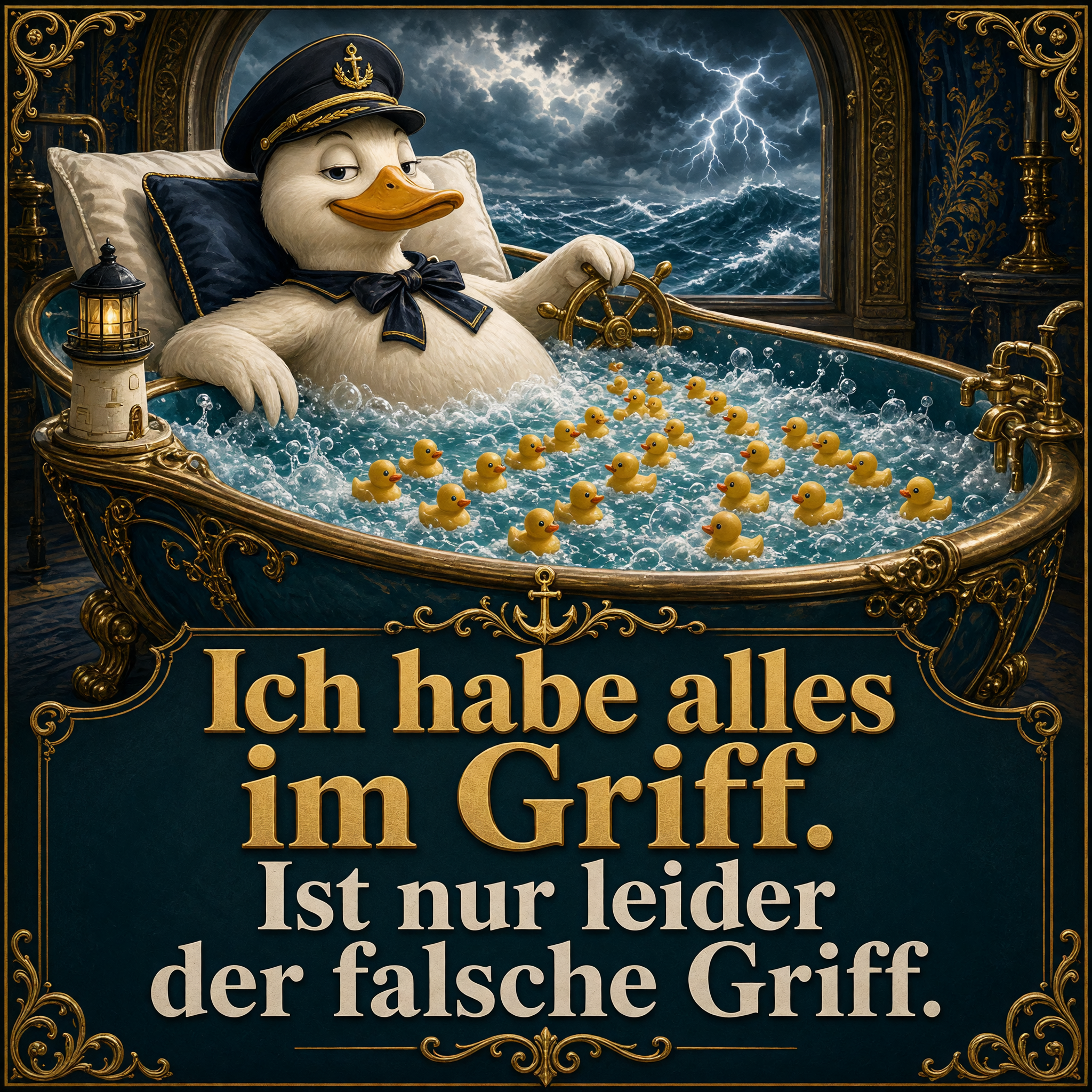 Alles im Griff – nur der falsche Griff
