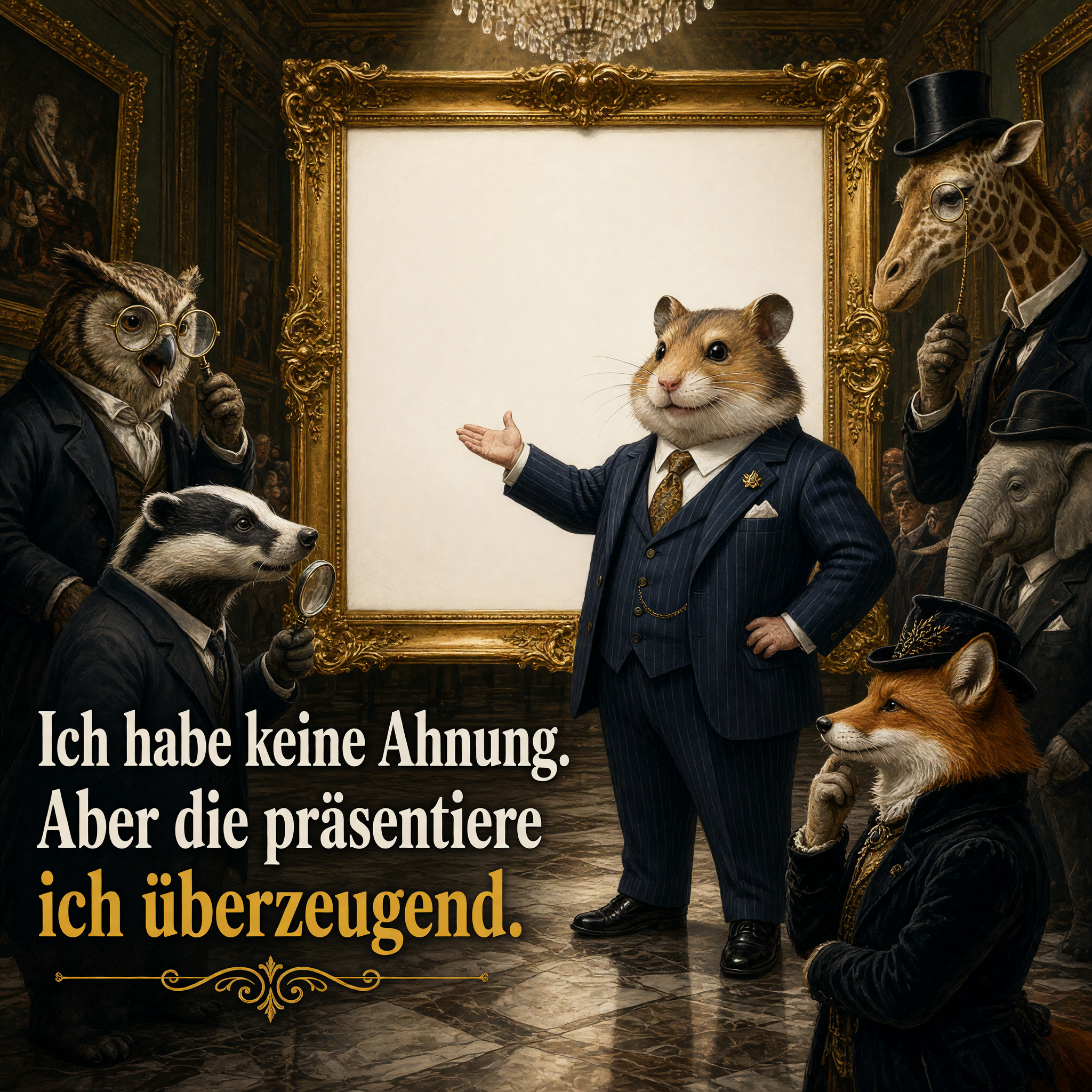 Keine Ahnung – überzeugend präsentiert