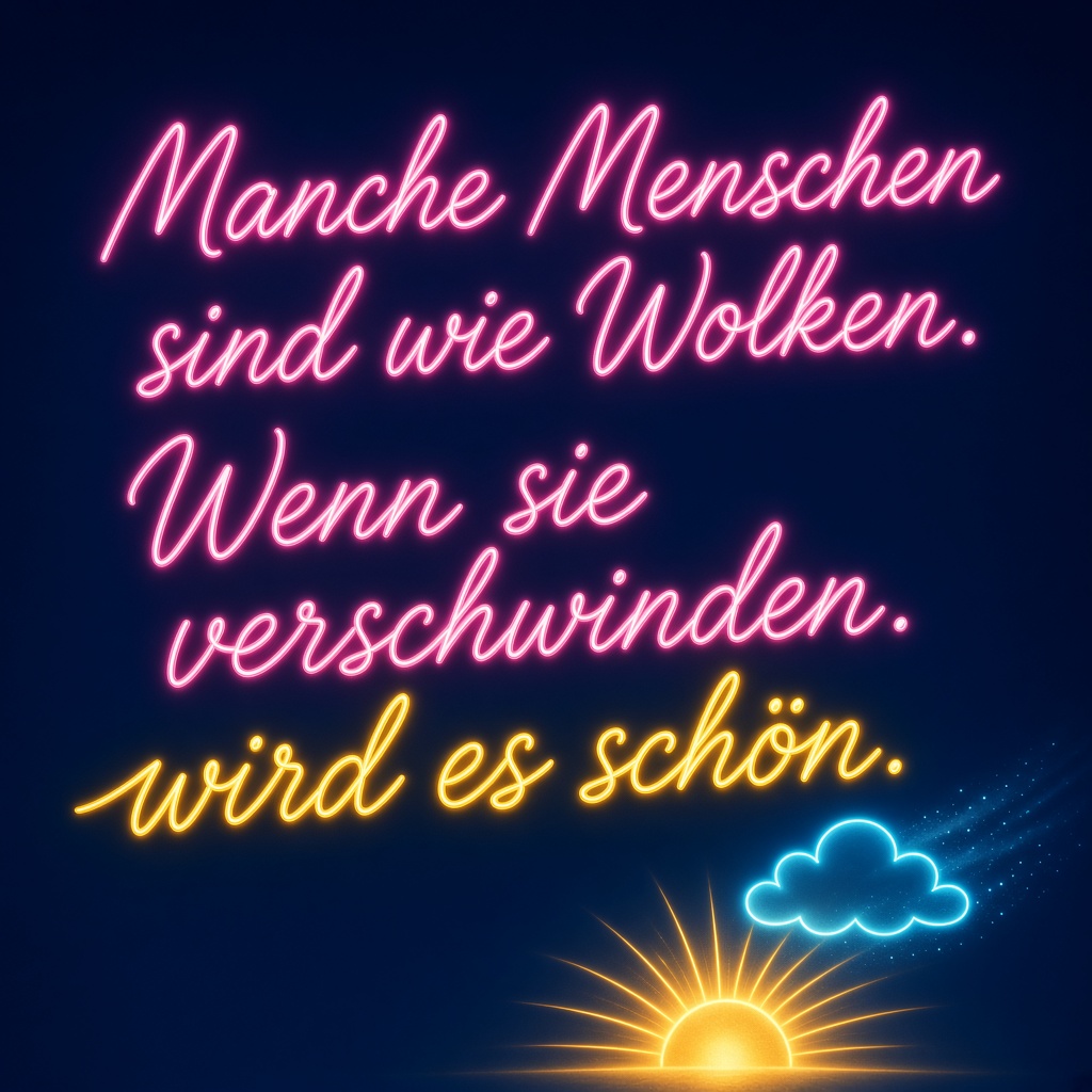 Menschen wie Wolken
