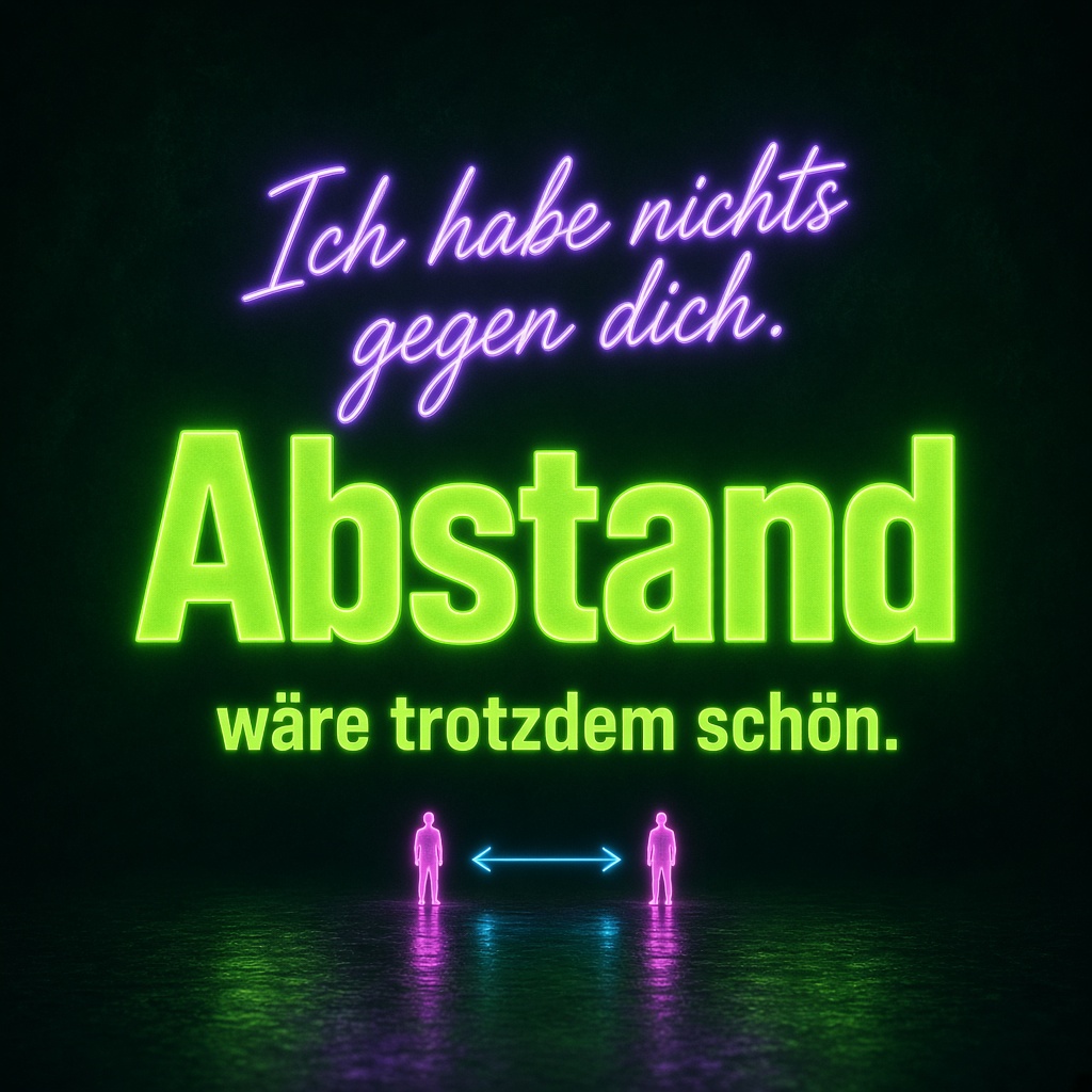 Abstand wäre trotzdem schön