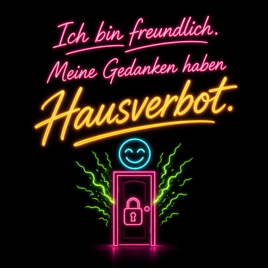 Hausverbot für meine Gedanken