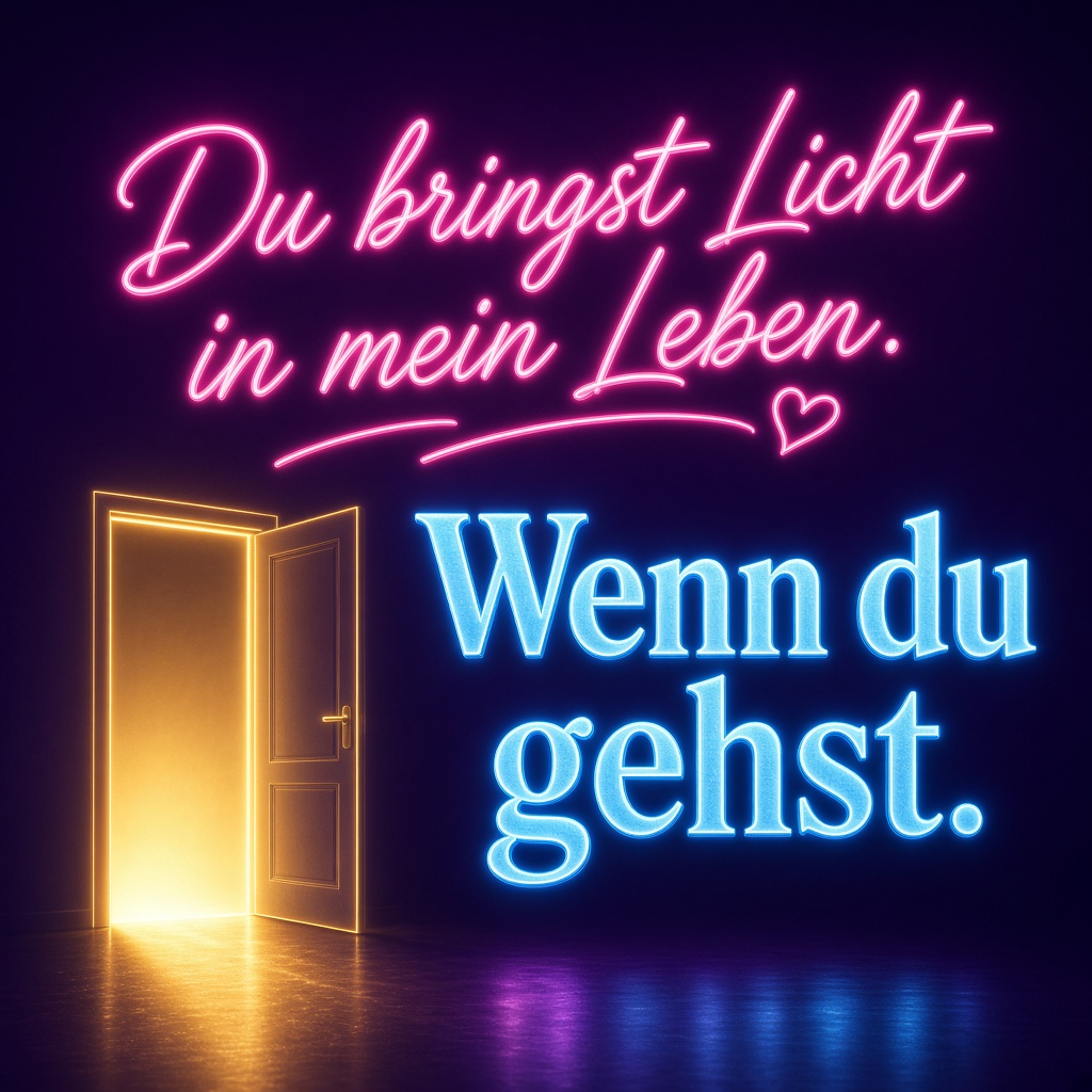 Wenn du gehst, wird es hell
