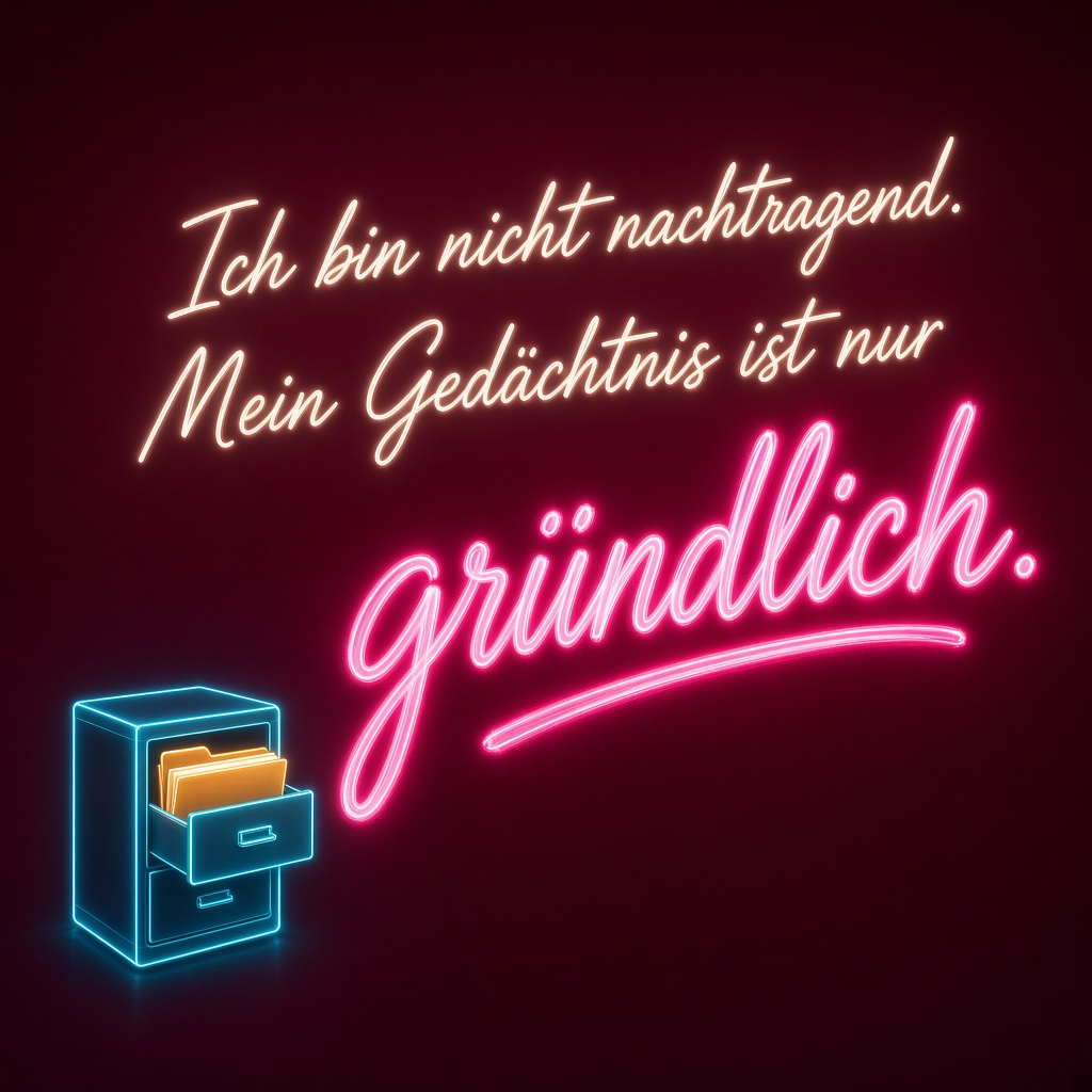 Ein gründliches Gedächtnis